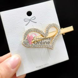 Clema pentru par metalica AGF036- Auriu cu strasuri 